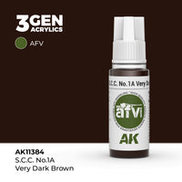 AK Interactive 3G S.C.C. No.1A Very Dark Brown (Special Order)