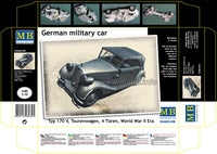 MASTER BOX German military car, Typ 170 V, Tourenwagen, 4 Turen, 1937-1940 (Special Order)