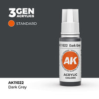 AK Interactive 3G Acrylic Dark Grey 17ml (Special Order)