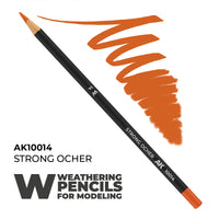 AK Interactive Weathering Pencil - Strong Ocher (Box - 5 Units) (Special Order)