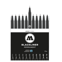 Molotow BLACKLINER Complete Set (11 Markers) (Special Order)