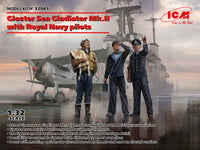 ICM 1/32 Gloster Sea Gladiator Mk.II with Royal Navy pilots (Special Order)