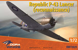 Dora Wings 1/72 Republic P-43 Lancer (reconaissance) (Special Order)
