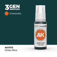 AK Interactive 3G Acrylic Ocean Blue 17ml (Special Order)