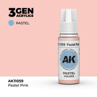 AK Interactive 3G Acrylic Pastel Pink 17ml (Special Order)