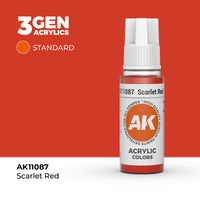AK Interactive 3G Acrylic Scarlet Red 17ml (Special Order)