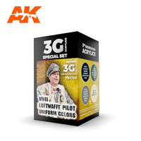 AK Interactive 3G Air - WWII LUFTWAFFE UNIFORM COLORS (Special Order)