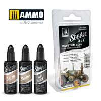 Ammo Mig Acrylic Shader Set - Industrial Aged (Special Order)