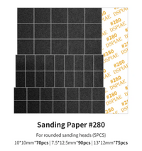 DSPIAE Sanding Paper for Arc Reciprocating Sanding Head #280 Grit (Special Order)