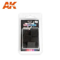 AK Interactive Plastic Wargame Bases. Square Base 25X25mm (10 Units) (Special Order)