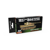 AK Interactive Real Colors 1937-1944 Panzer Colors Set (Set of 6) (Special Order)
