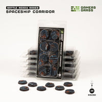 Gamers Grass Battle Ready Bases - Spaceship Corridor - Round 28mm (x8) (Special Order)