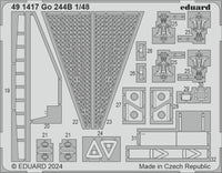 Eduard Go 244B 1/48 Photo etched set for ICM (Special Order)