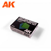 AK Interactive Soft and Smooth Sponge Sandpaper SET 4 units (Special Order)