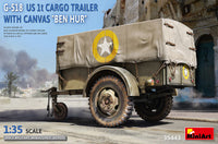 MiniArt 1/35 G-518 US 1t Cargo Trailer with canas “Ben Hur” (Special Order)