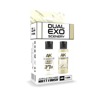 Ak Interactive Light Marble & Dark Marble Dual Exo Paint Set (Special Order)