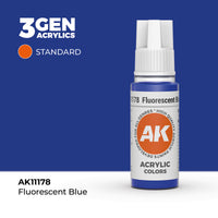AK Interactive 3G Acrylic Fluorescent Blue 17ml (Special Order)