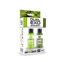 Ak Interactive Light Vegetation & Dark Vegetation Dual Exo Paint Set (Special Order)