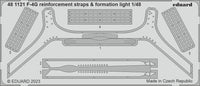 Eduard 1/48 F-4G Reinforcement straps & Formation Lights [Photo etched set], for MENG (Special Order)