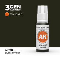 AK Interactive 3G Acrylic Burnt Umber 17ml (Special Order)