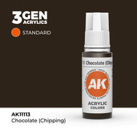 AK Interactive 3G Acrylic Chocolate (Chipping) 17ml (Special Order)