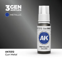 AK Interactive 3G Acrylic Gun Metal 17ml (Special Order)