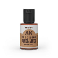 AK Interactive Precision Paneliner Fresh Rust (30ml) (Special Order)
