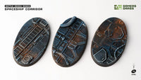 Gamers Grass Battle Ready Bases - Spaceship Corridor - Oval 75mm (x3) (Special Order)