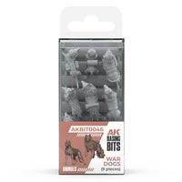 AK Interactive Basing Bits War Dogs (9 Pieces) (Special Order)