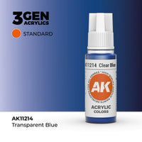 AK Interactive 3G Acrylic Clear Blue 17ml (Special Order)