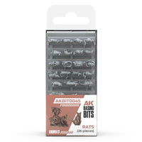 AK Interactive Rats Basing Bits (25 Pieces) (Special Order)