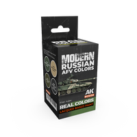 AK Interactive Real Colors Modern Russian AFV Colors Set (Set of 4) (Special Order)