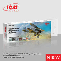 ICM Acrylic Paint Set for WWII British Naval Aviation (Special Order)
