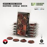 Gamers Grass Battle Ready Bases - Nomad Crew Deck - Round 40mm (4x) (Designed for Infinity) (Special Order)