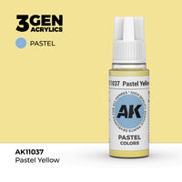 AK Interactive 3G Acrylic Pastel Yellow 17ml (Special Order)