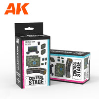 AK Interactive Control Stage Wargame Set 100% Polyurethane Resin Compatible With 30-35MM Scale (Special Order)