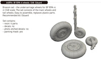 Eduard 1/48 Bf 109K-4 wheels [Brassin], for EDUARD (Special Order)