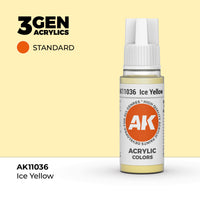 AK Interactive 3G Acrylic Ice Yellow 17ml (Special Order)