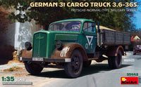 MiniArt 1/35 German 3T Cargo Truck 3,6-36S. Pritsche-Normal-Type. Military Service (Special Order)