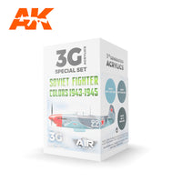 AK Interactive 3G Air - Soviet Fighter Colors 1943-1945 SET (Special Order)