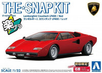 Aoshima 1/32 SNAP KIT #20-A Lamborghini Countach LP400(Red) (Special Order)