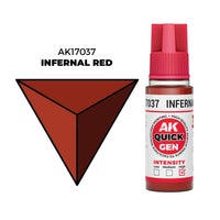 AK Interactive Quick Gen - Infernal Red 18 ml (Special Order)