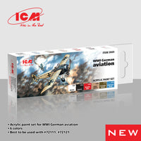 ICM Acrylic Paint Set for WWI German aviations (Special Order)