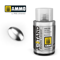 Ammo Mig A-Stand Lacquer Paint 30ml - High-Shine Plus Aluminium (Special Order)