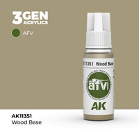 AK Interactive 3G Wood Base (Special Order)