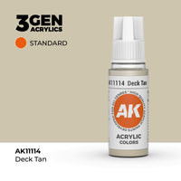 AK Interactive 3G Acrylic Deck Tan 17ml (Special Order)