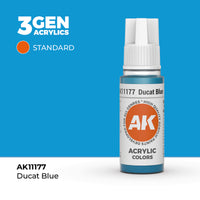 AK Interactive 3G Acrylic Ducat Blue 17ml (Special Order)