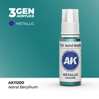 AK Interactive 3G Acrylic Astral Beryllium 17ml (Special Order)