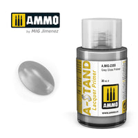 Ammo Mig A-Stand Lacquer Paint 30ml - Grey Gloss Primer (Special Order)
