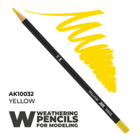 AK Interactive Weathering Pencil - Yellow (Box - 5 Units) (Special Order)